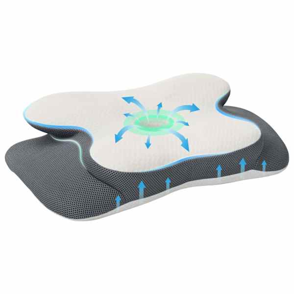 vidaXL Kaelapadi Valge M&auml;lupadi 58 x 37,5 x 12 cm