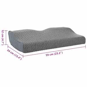 Polštář s polštářem Šedá 60 x 34 x 11 cm Polyester - obrázek 11