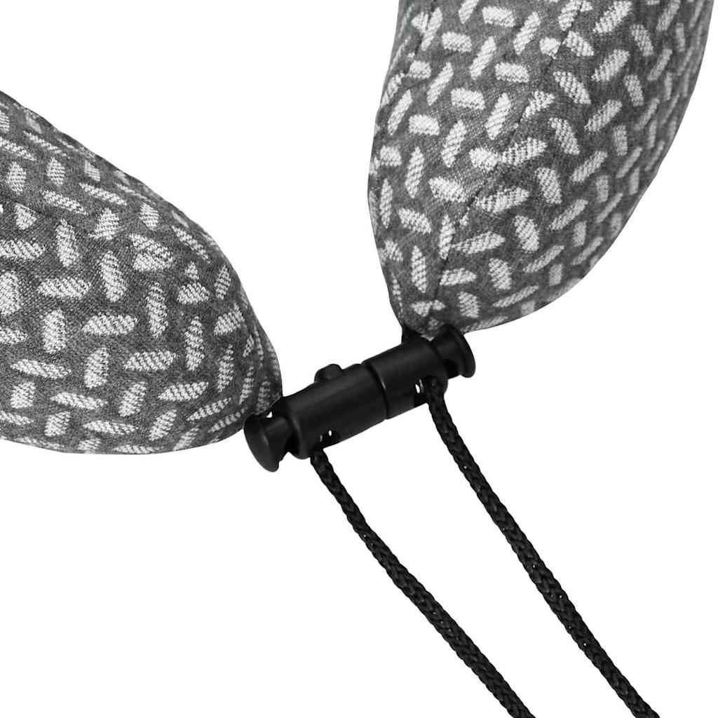 Pernă cu pernă Ajustabil Gri 30 x 28 x 14 cm Poliester [8]