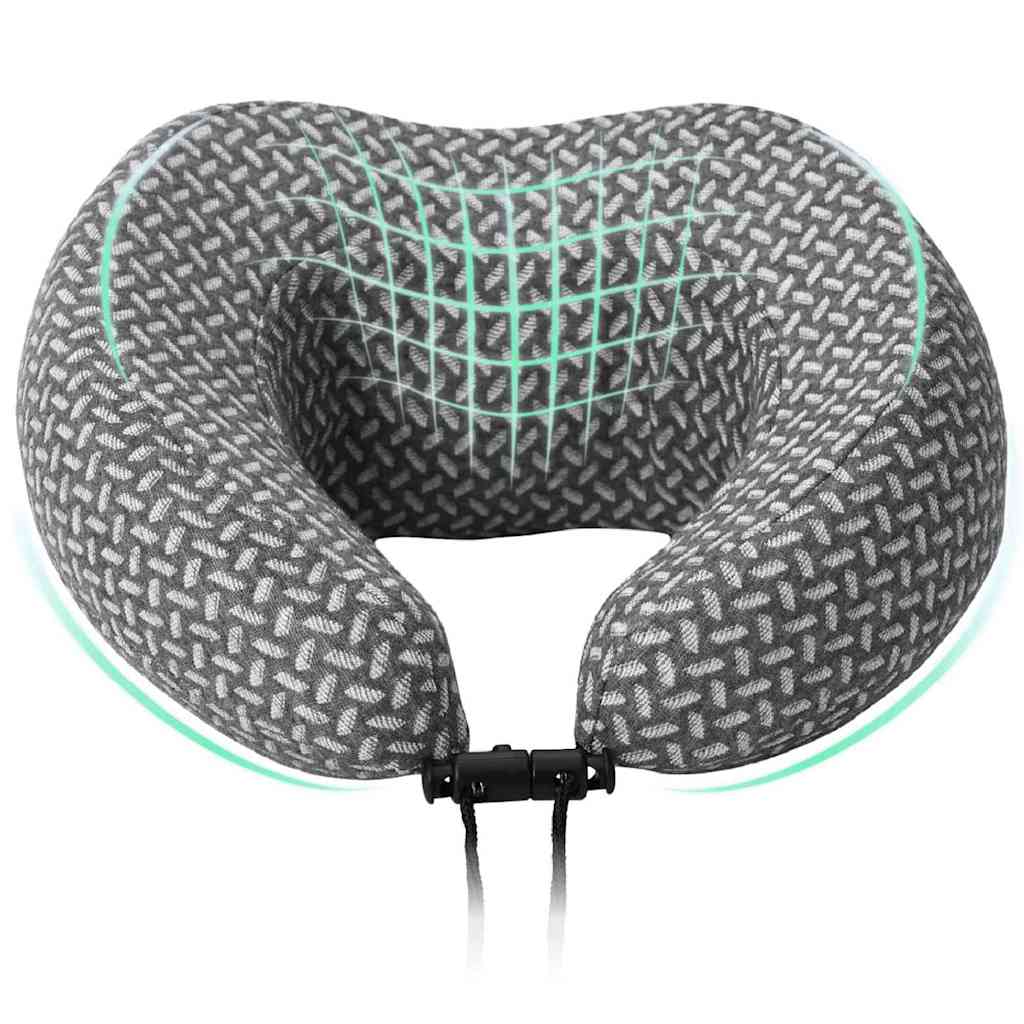 Pernă cu pernă Ajustabil Gri 30 x 28 x 14 cm Poliester [1]