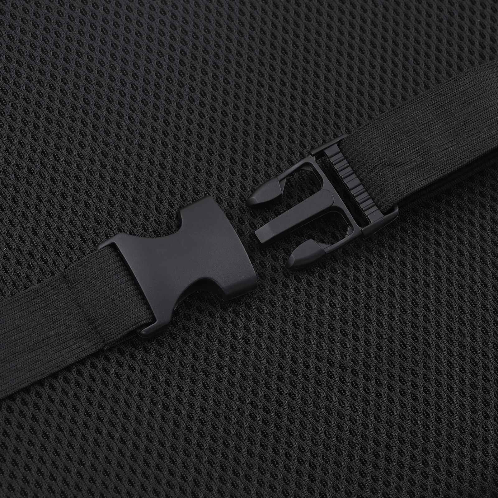 Pernă cu pernă Ajustabil Negru 40 x 40 x 11 cm Cu plasă [7]