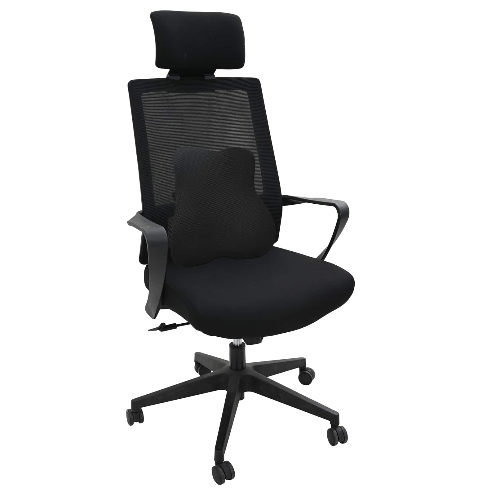 Pernă cu pernă Ajustabil Negru 40 x 40 x 11 cm Cu plasă [1]