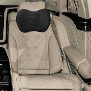 Blazina za vrat Črna 30,5 x 21,5 x 13 cm Spominska pena