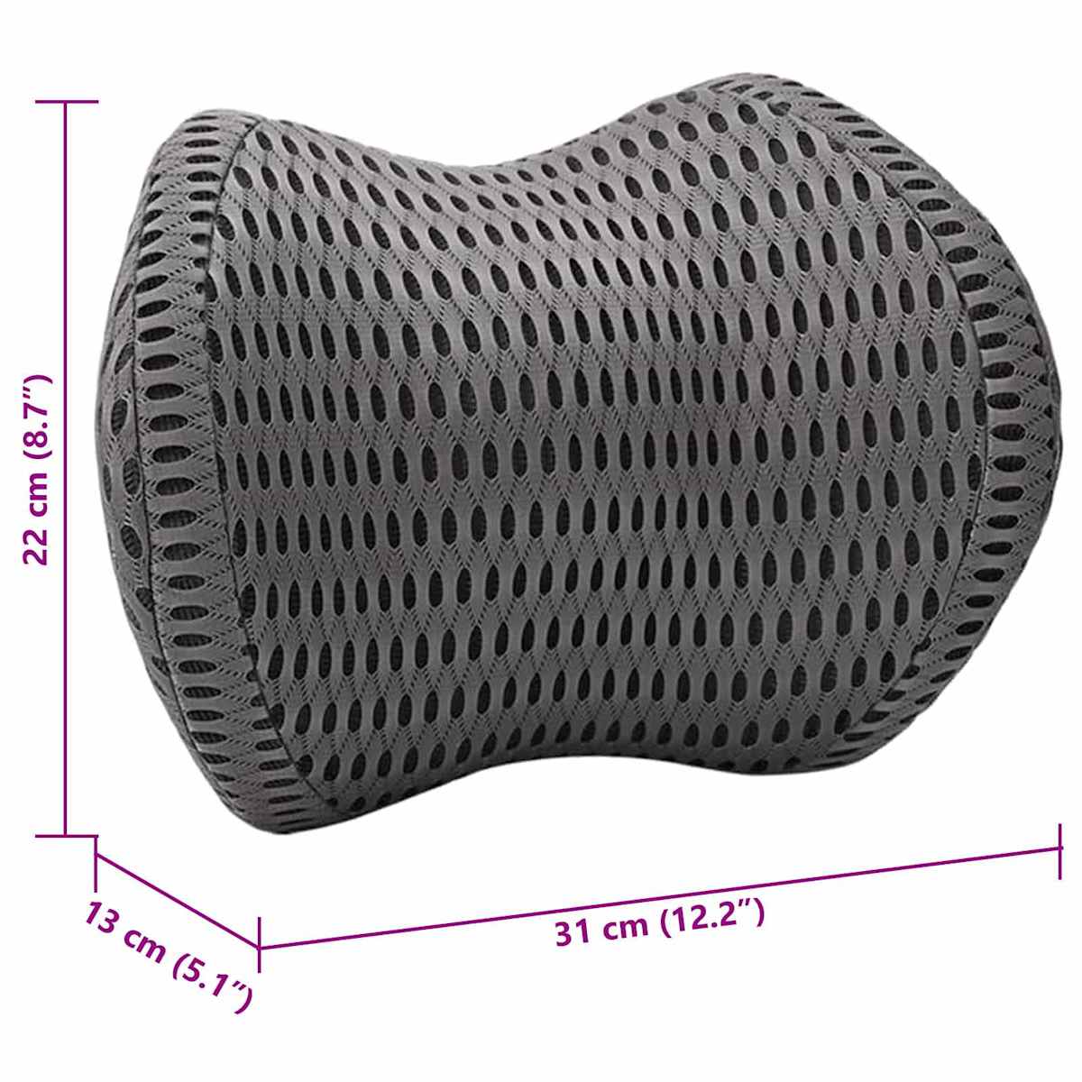 Nakkepude Memory Skum 30,5 x 21,5 x 13 cm - Billede 11