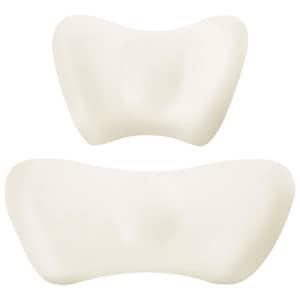 Sada polštářů Pevná barva Nastavitelná 2 pcs Šedý Paměťová pěna - obrázek 4
