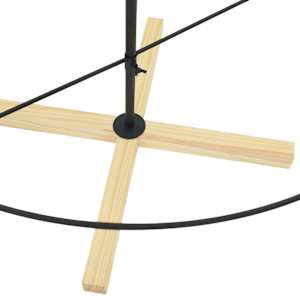 Vánoční kuželový stromeček s stojanem Černá 180,5 cm Ocel - obrázek 8