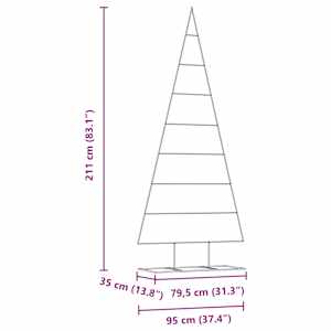 Kovový vánoční stromeček Zlatá 211 cm Práškově lakovaná ocel - obrázek 9
