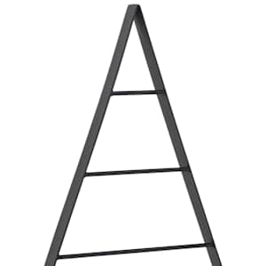 Kovový vánoční stromeček s stojanem Černá 60 cm Ocel - obrázek 7