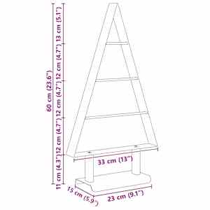 Kovový vánoční stromeček s stojanem Černá 60 cm Ocel - obrázek 9