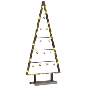 Kovový vánoční stromeček s stojanem Černá 90 cm Ocel - obrázek 3