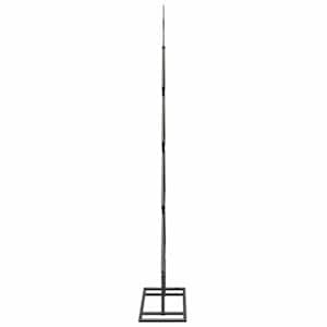 Kovový vánoční stromeček s stojanem Černá 90,5 cm Ocel - obrázek 6
