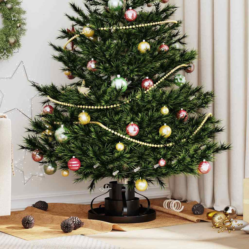 Pied de Sapin de Noël Noir 40 x 40 x 21 cm Acier
