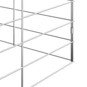 Klec na kuřata 2 pcs Stříbrná 600 x 100 x 210 cm - obrázek 10