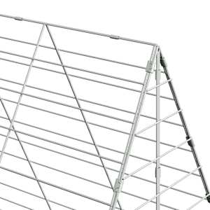 Klec na kuřata 2 pcs Stříbrná 600 x 100 x 210 cm - obrázek 11