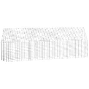 vidaXL Kanakpuur 2 tk H&otilde;bedane 600 x 100 x 210 cm Tsingitud teras