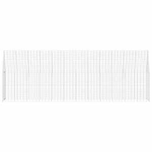 Klec na kuřata 2 pcs Stříbrná 600 x 100 x 210 cm - obrázek 7