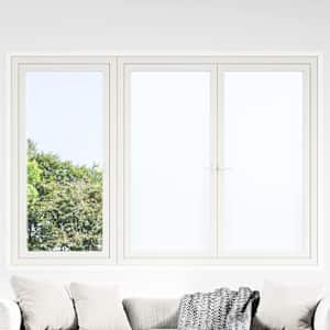 Statická Okenní Fólie Mražená bílá 90 x 500 cm PVC - obrázek 1