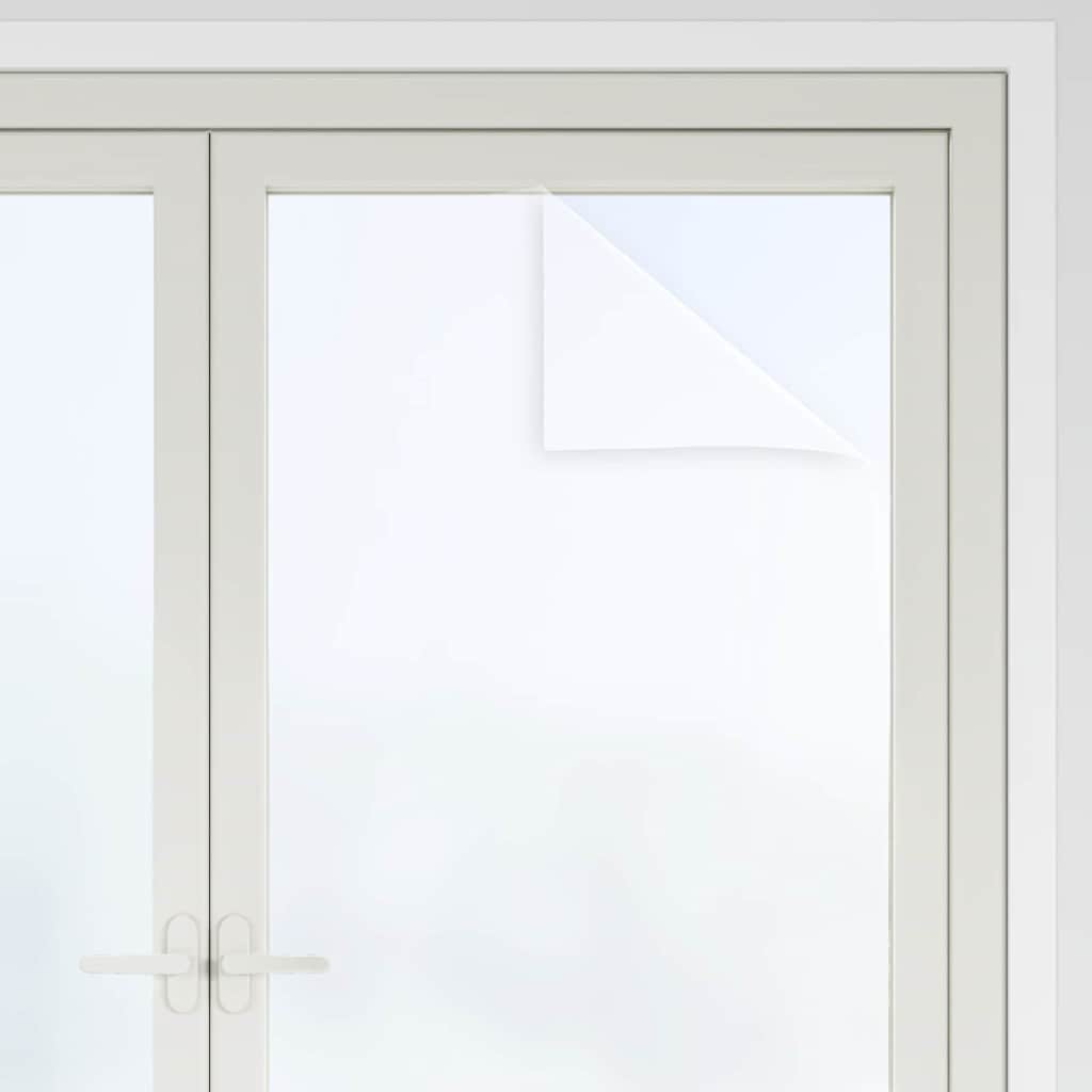 Statisch raamfolie Frosted Wit 90 x 1000 cm PVC image 4