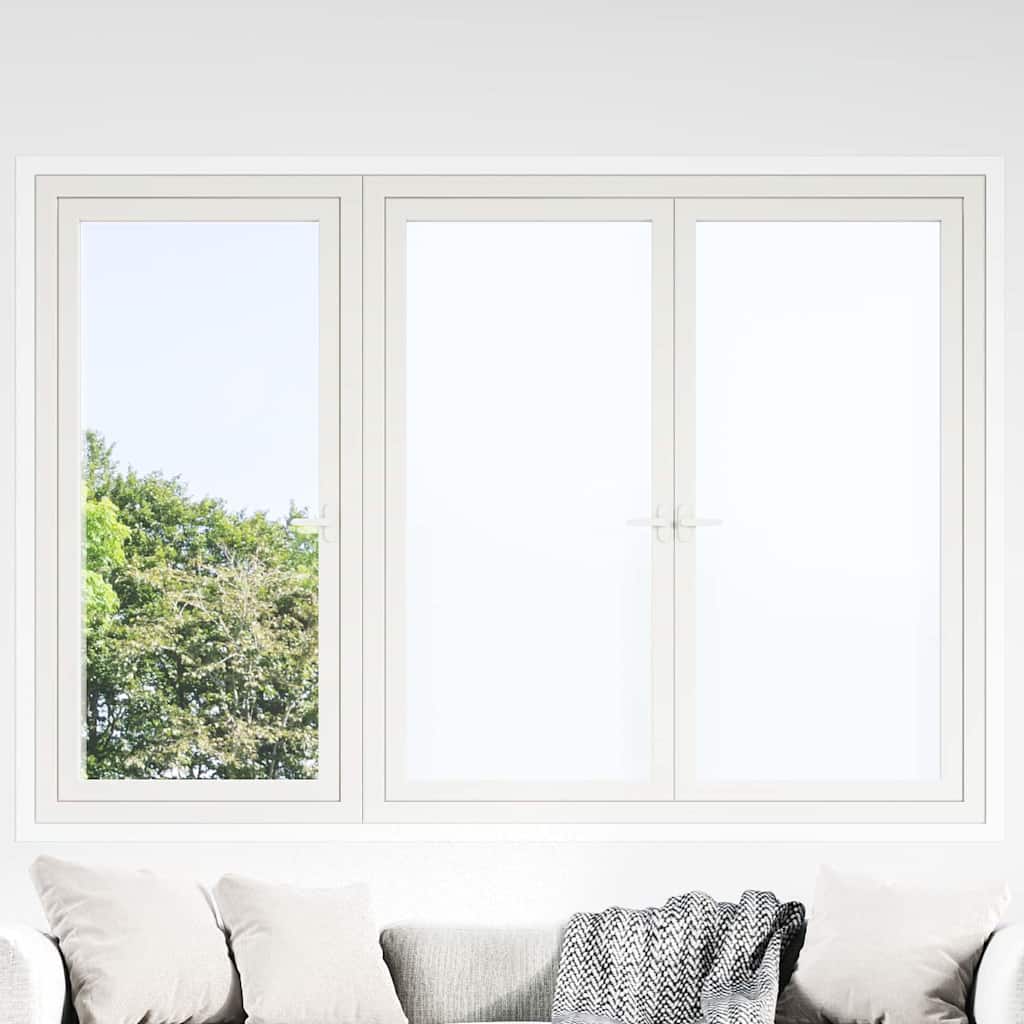 Statisch raamfolie Frosted Wit 90 x 1000 cm PVC image 1