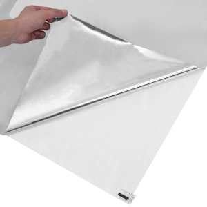 Statická reflexní sluneční fólie na okna Stříbrná 60 x 2000 cm - obrázek 9