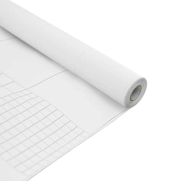 vidaXL Ise kinni kleebitav aknafilm J&auml;&auml;s Valge 45 x 1000 cm PVC