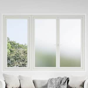 Samolepicí okenní fólie Mražená bílá 90 x 2000 cm PVC - obrázek 1