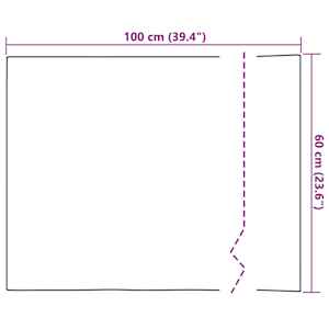 Samolepicí zrcadlová fólie 60 x 100 cm 2 pcs Stříbrná PET - obrázek 8