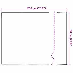 Samo-lepicí zrcadlová fólie 60 x 200 cm 2 pcs Stříbrná PET - obrázek 9