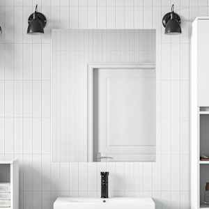 Samolepilna ogledalna folija 90 x 100 cm 2 pcs srebrna PET