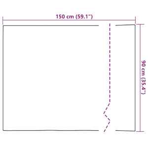 Samopevná zrcadlová fólie 90 x 150 cm 2 pcs Stříbrná PET - obrázek 9