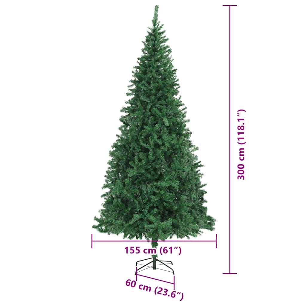 Artificial Christmas Tree size guide