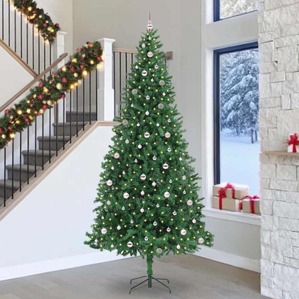 Sapin de Noël artificiel Vert 300 cm PVC, Métal et Plastique