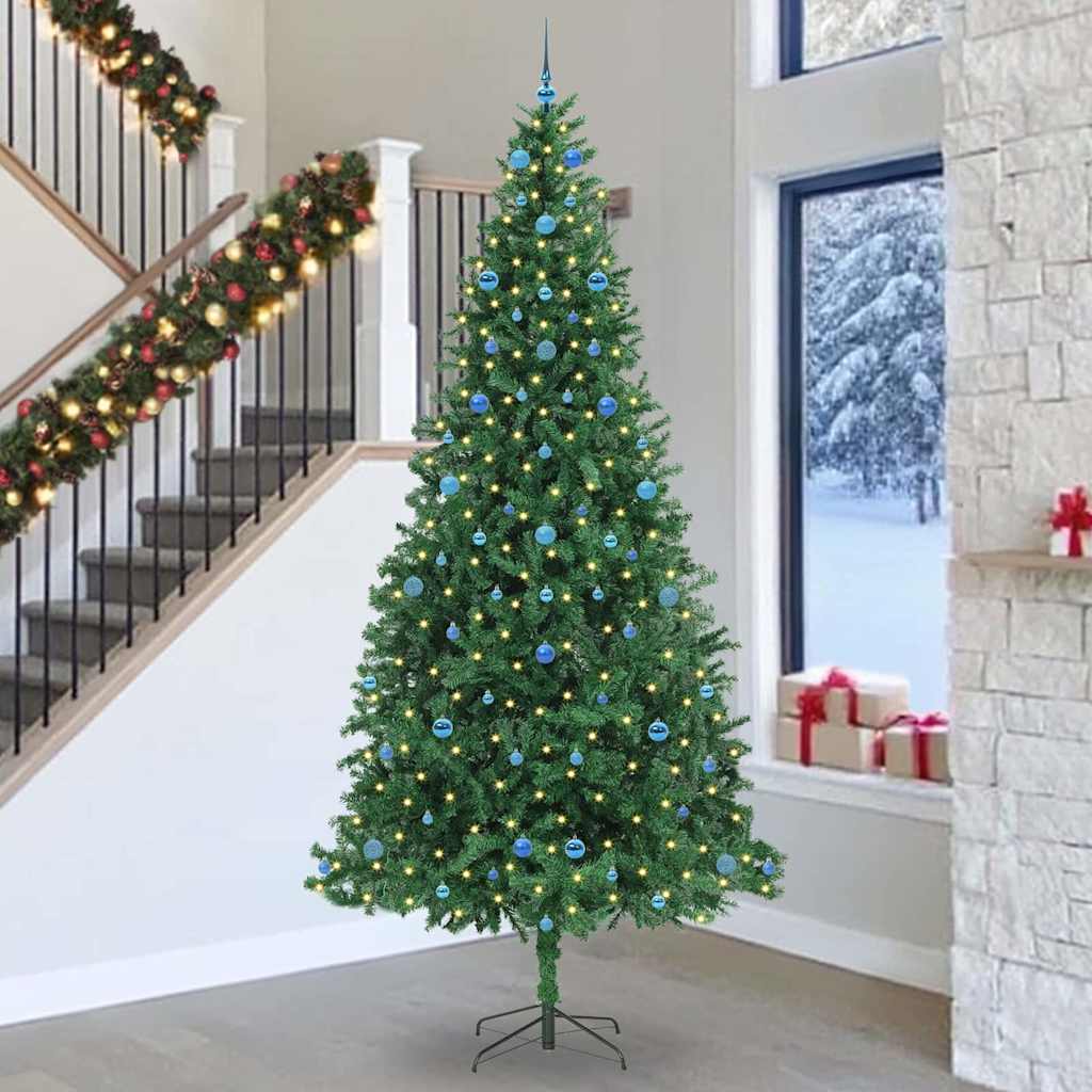 Sapin de Noël artificiel Vert 300 cm PVC, Métal et Plastique