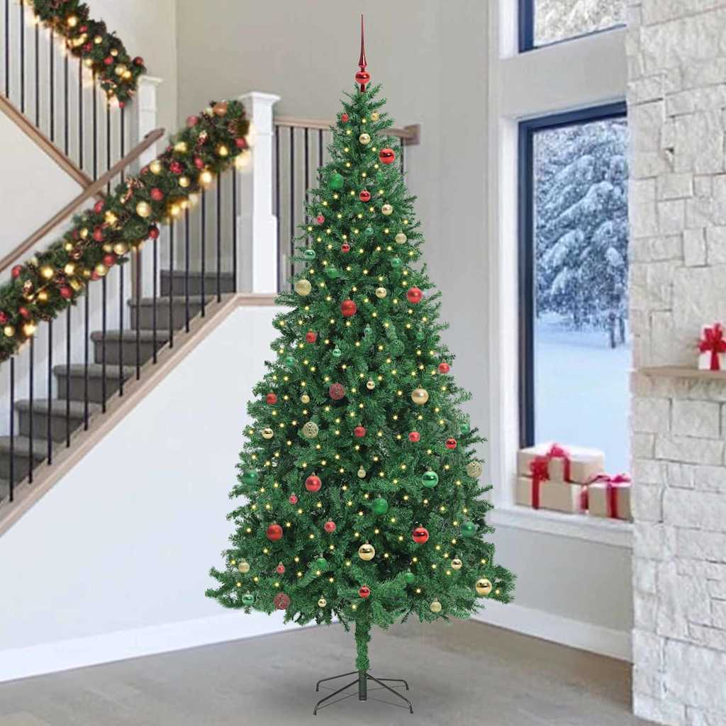 Sapin de Noël artificiel Vert 300 cm PVC, Métal et Plastique