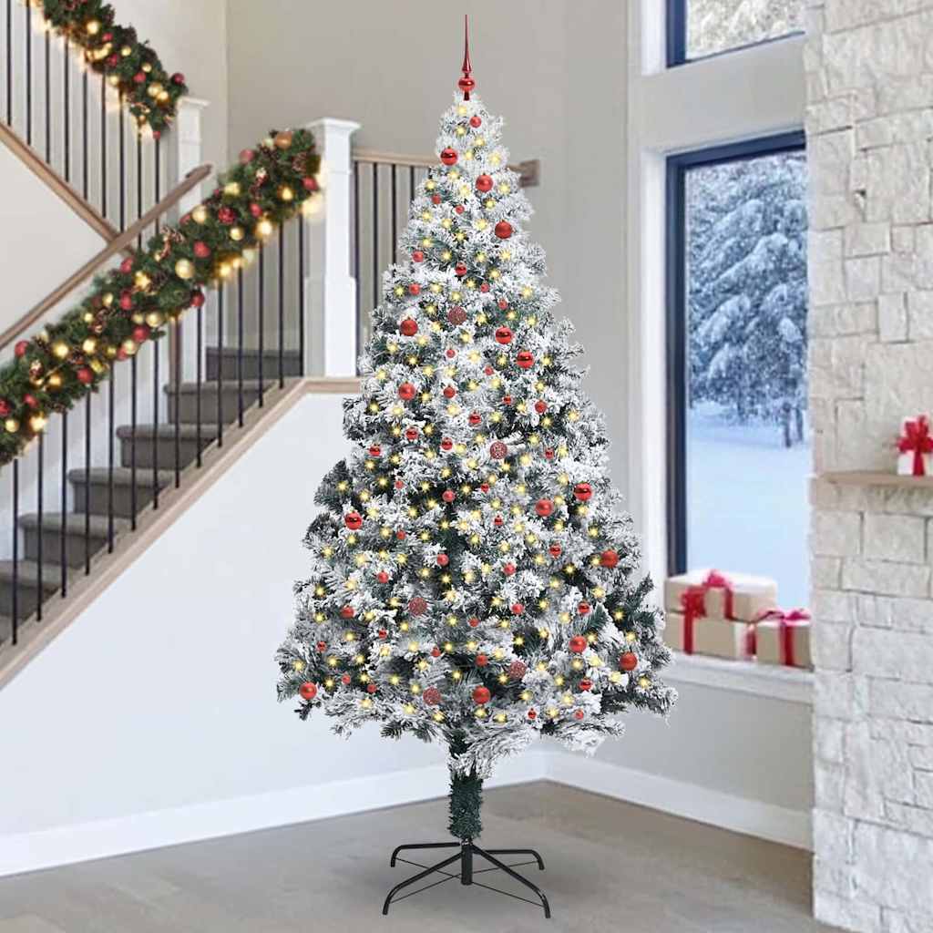 Sapin de Noël Blanc 300 cm PVC