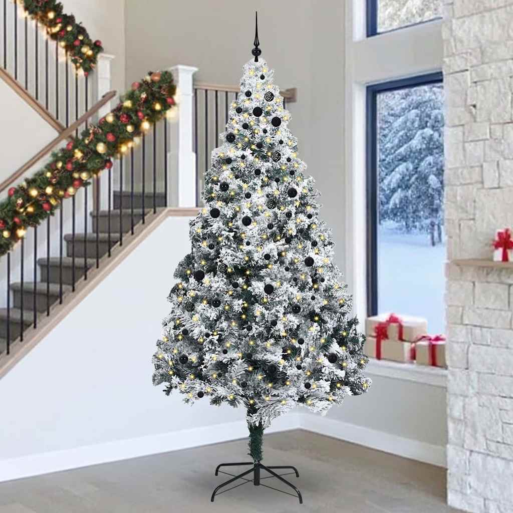 Sapin de Noël Blanc 300 cm PVC