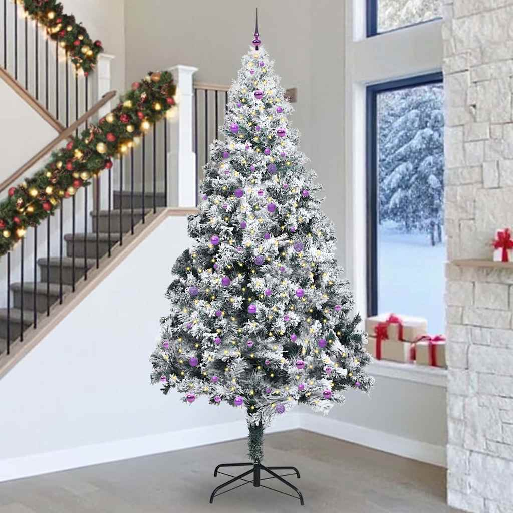 Sapin de Noël Blanc 300 cm PVC