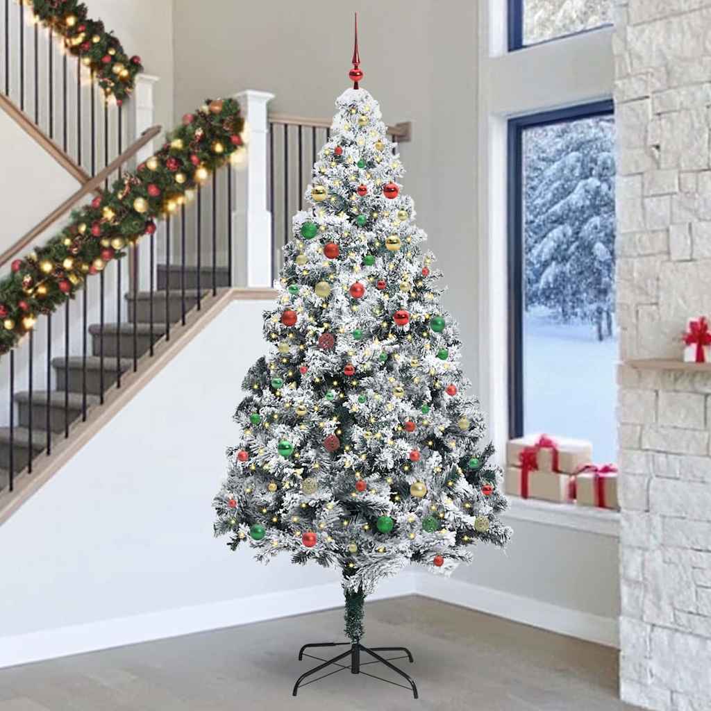Sapin de Noël Blanc 300 cm PVC