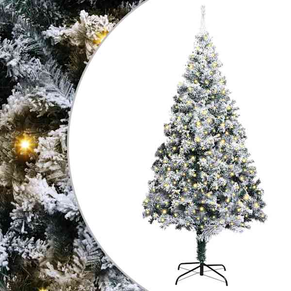 vidaXL Tehislumi Christmas Tree Roheline 400 cm PVC