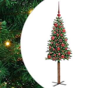 vidaXL Peen j&otilde;ulupuu Roheline 150 cm PVC ja tahke m&auml;nd