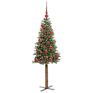 Úzký vánoční stromeček s 150 LED diodami Zelená 150 cm - obrázek 3