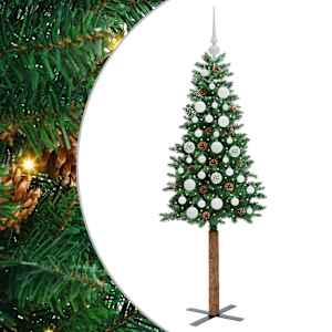 vidaXL Peen j&otilde;ulupuu Roheline 150 cm PVC ja tahke m&auml;nd