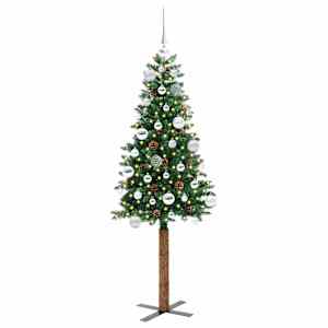 Úzký vánoční stromeček s 150 LED diodami Zelená 150 cm - obrázek 3