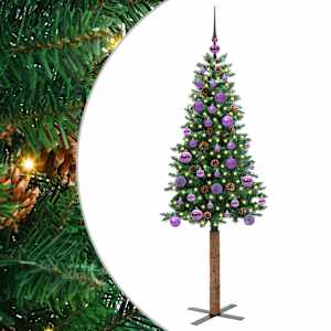 Úzký vánoční stromeček s 150 LED diodami Zelená 150 cm - obrázek 2