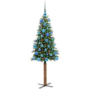 Úzký vánoční stromeček s 150 LED diodami Zelená 150 cm - obrázek 3