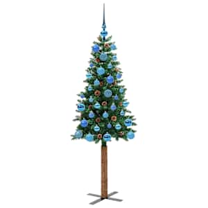 Úzký vánoční stromeček s 150 LED diodami Zelená 150 cm - obrázek 4