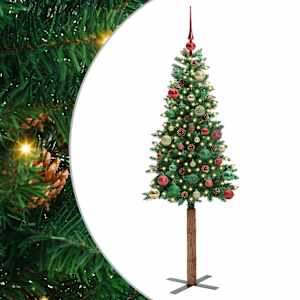 vidaXL Peen j&otilde;ulupuu Roheline 150 cm PVC ja tahke m&auml;nd