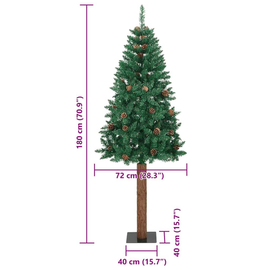 Ožja jelka med 300 LED Zelena 180 cm PVC in trden bor