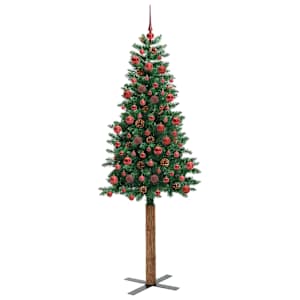 Úzký vánoční stromeček Zelená 180 cm - obrázek 3