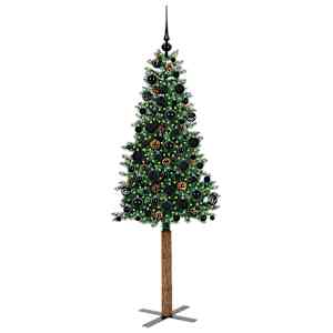 Úzký vánoční stromeček Zelená 180 cm - obrázek 3